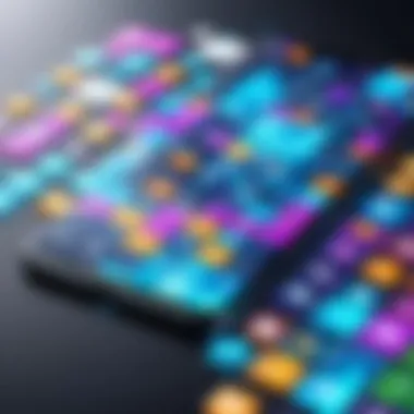 Vibrant Puzzle Game Interface Intriguing puzzle game interface showcasing vibrant graphics
