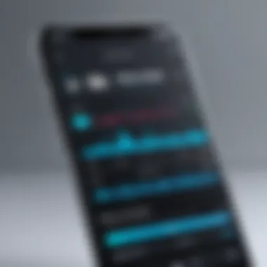 Screenshot of a popular music app with bass boosting features