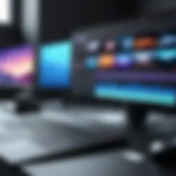 A modern video editing interface showcasing intuitive tools and features