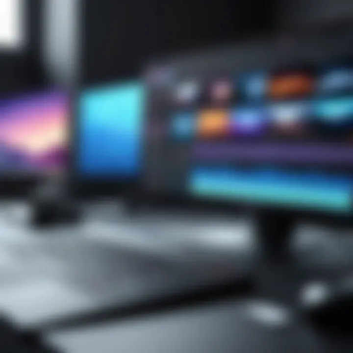 A modern video editing interface showcasing intuitive tools and features