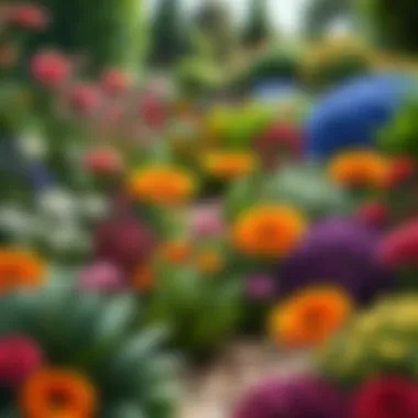 Floral Diversity Explored A diverse array of flowers in a garden setting