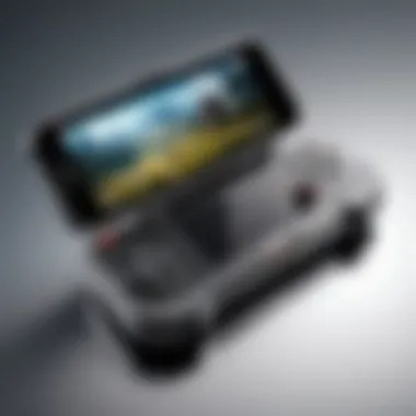 A captivating handheld console showcasing battery life