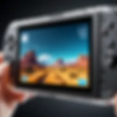 Visual Excellence in Handheld Gaming High-quality graphics on a handheld gaming screen