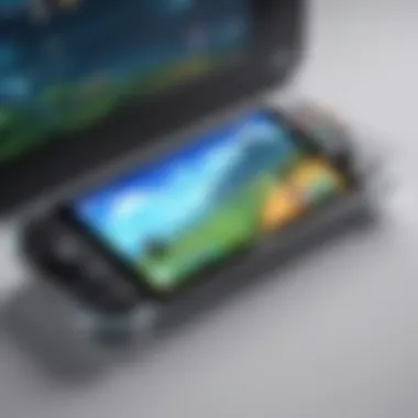 Navigating the User Experience in Gaming User interface of a handheld game console