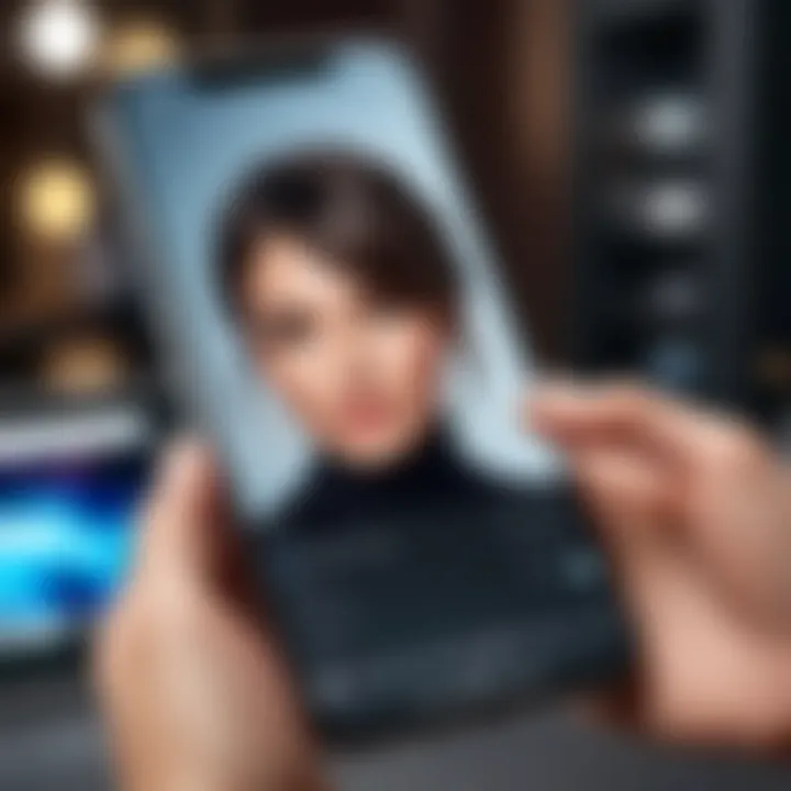 User interface of a top-rated photo editing app