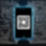 User-friendly QR code app interface showcasing various features