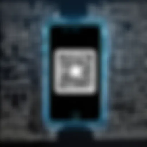 User-friendly QR code app interface showcasing various features