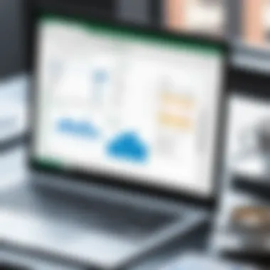 Collaboration Features in Excel Web App Illustration depicting collaboration tools within Excel Web App