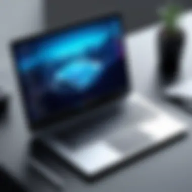 User Experience with Budget Laptops A user enjoying a laptop for work and entertainment