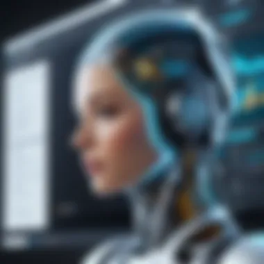 Illustration depicting AI integration in creative editing tools
