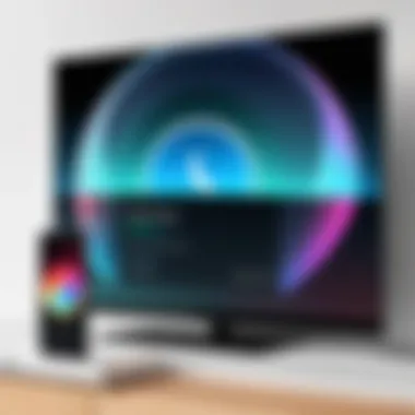User interface of an app facilitating AirPlay on Android devices.