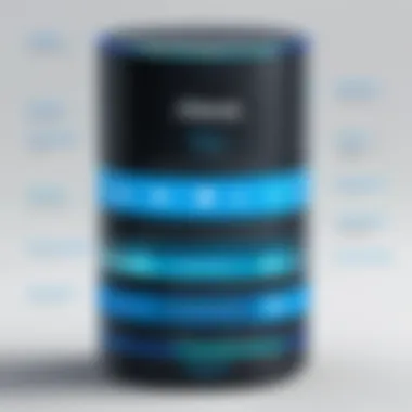 A diagram demonstrating the architecture of Alexa skills development.