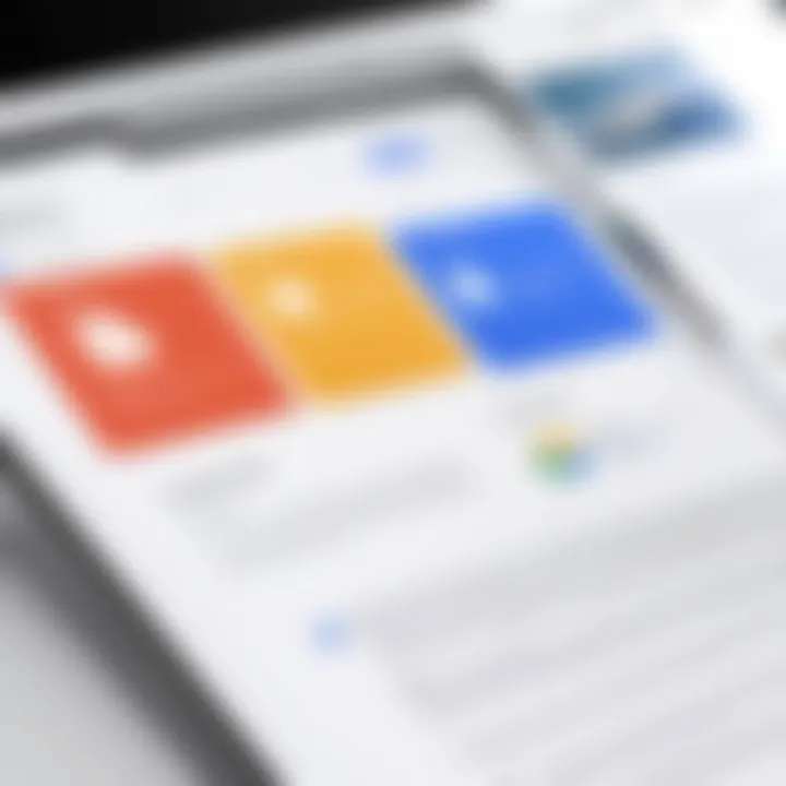 Comparison chart highlighting features of Google Docs alternatives