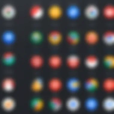 Customization options displayed across different browsers