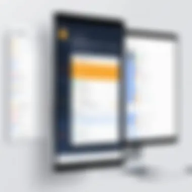 User interface examples of task management alternatives