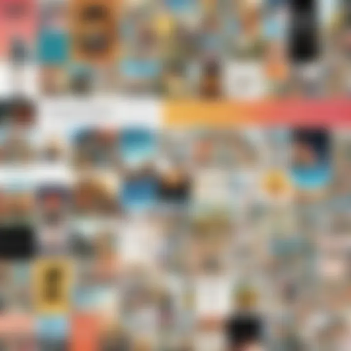 A collage of various popular manhwa titles