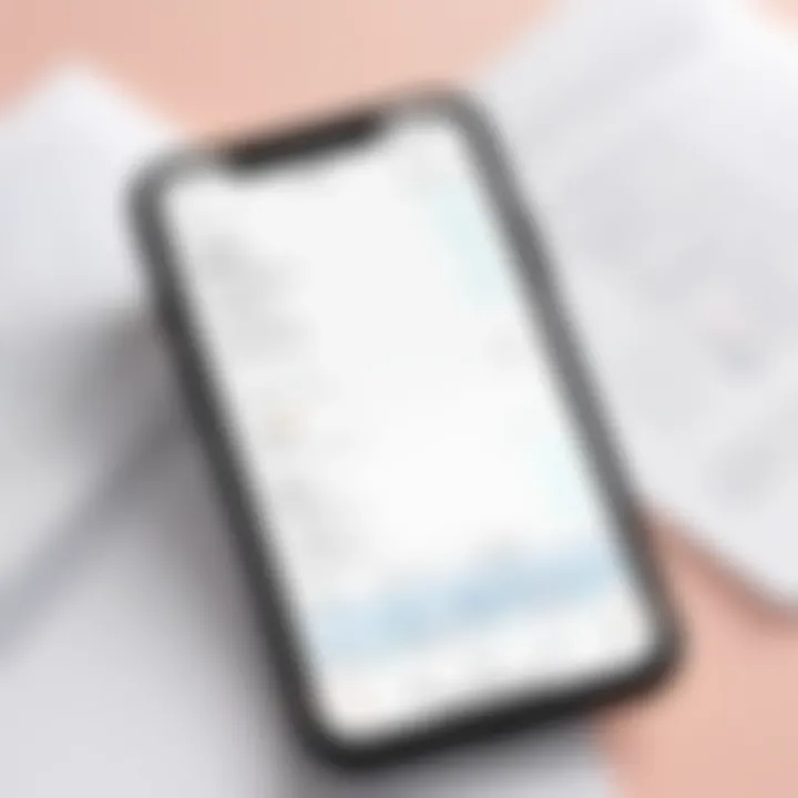 A user-friendly interface of a manhwa reading app