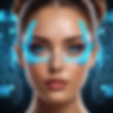 Futuristic Image Manipulation Concepts A futuristic concept of advanced image manipulation technology