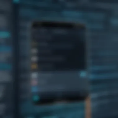 A visual representation of user privacy settings related to phone number apps.
