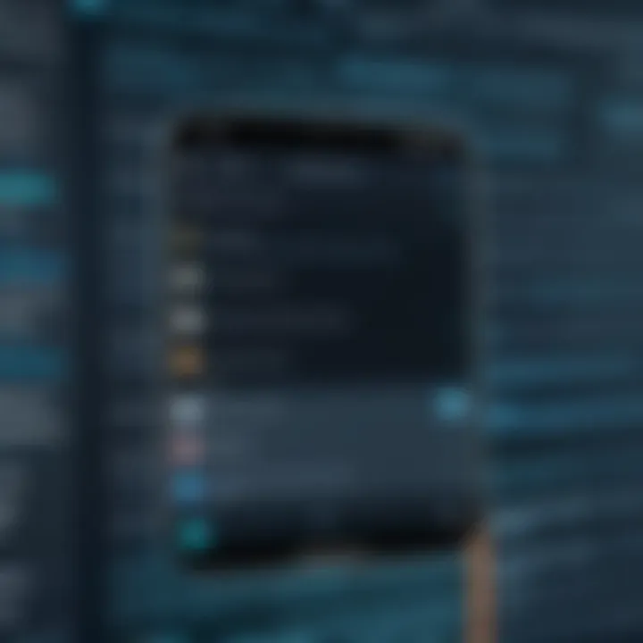 A visual representation of user privacy settings related to phone number apps.