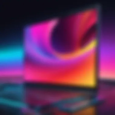 Vibrant Music Video Example Screenshot of a vibrant music video edited with free software