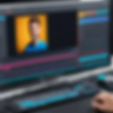 User-Friendly Video Editing Interface User interface of a free video editing software showcasing music video editing tools