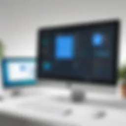 An overview of partition software interfaces showcasing their features.