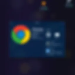 User interface of Chrome on Debian showcasing features