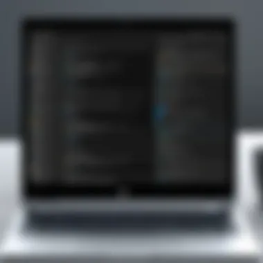 Software Compatibility Features Screenshot of code writing software compatibility options