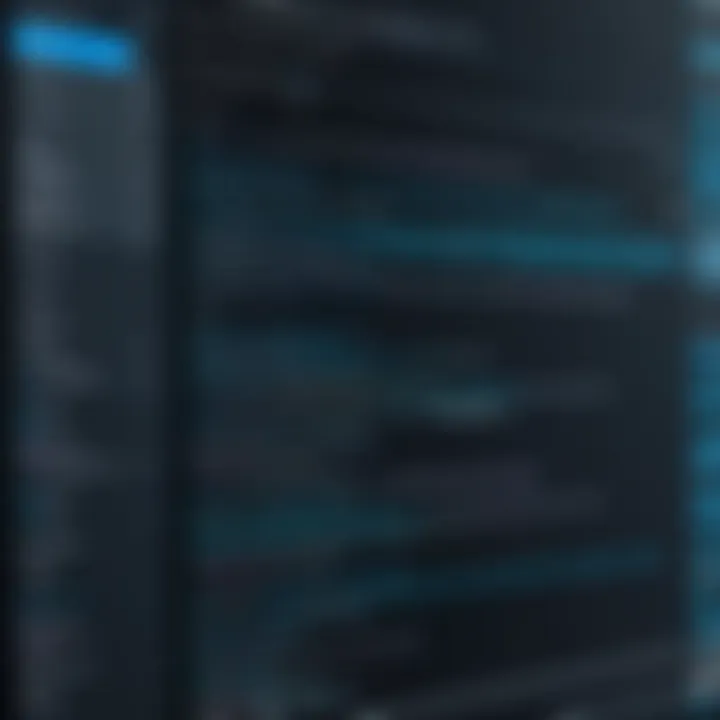 Sleek code editor interface showcasing syntax highlighting
