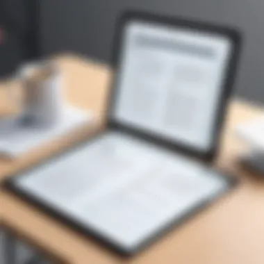 A side-by-side comparison of traditional reading and tablet reading
