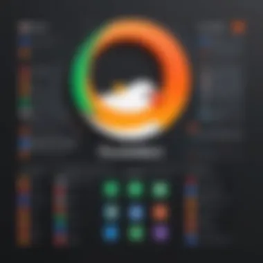 A visual comparison chart showcasing DuckDuckGo alongside other search engines, highlighting its unique features and benefits.
