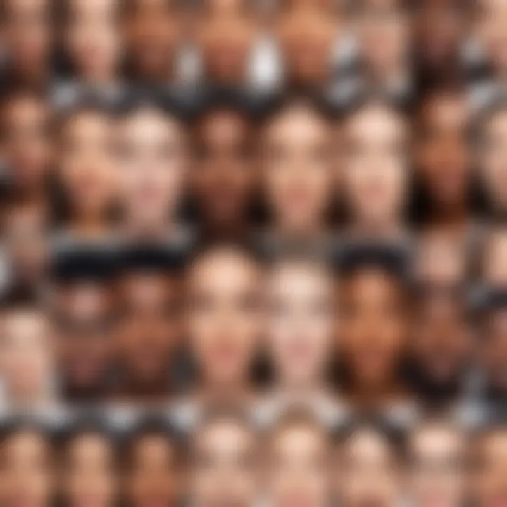 Collage of various face changing apps available on the iPhone