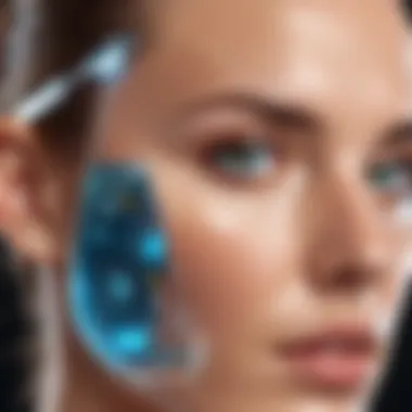 Future trends in face changing technology illustrated through graphics