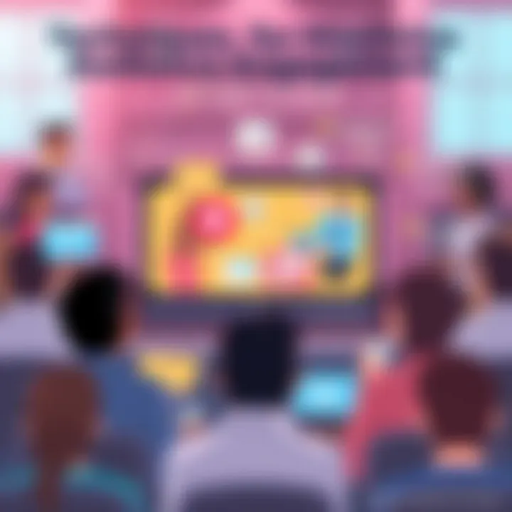 Techniques for Maximizing Audience Engagement An infographic illustrating audience engagement techniques for live streams