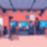 Technical Setup for Facebook Live Streaming A captivating scene of a live streaming setup with tech equipment