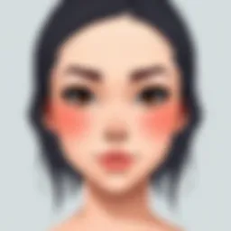 A captivating digital avatar created using AI technology, showcasing diverse facial features and styles.