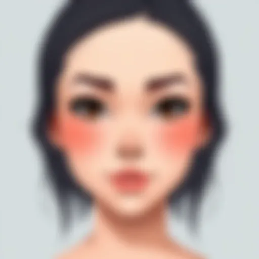A captivating digital avatar created using AI technology, showcasing diverse facial features and styles.