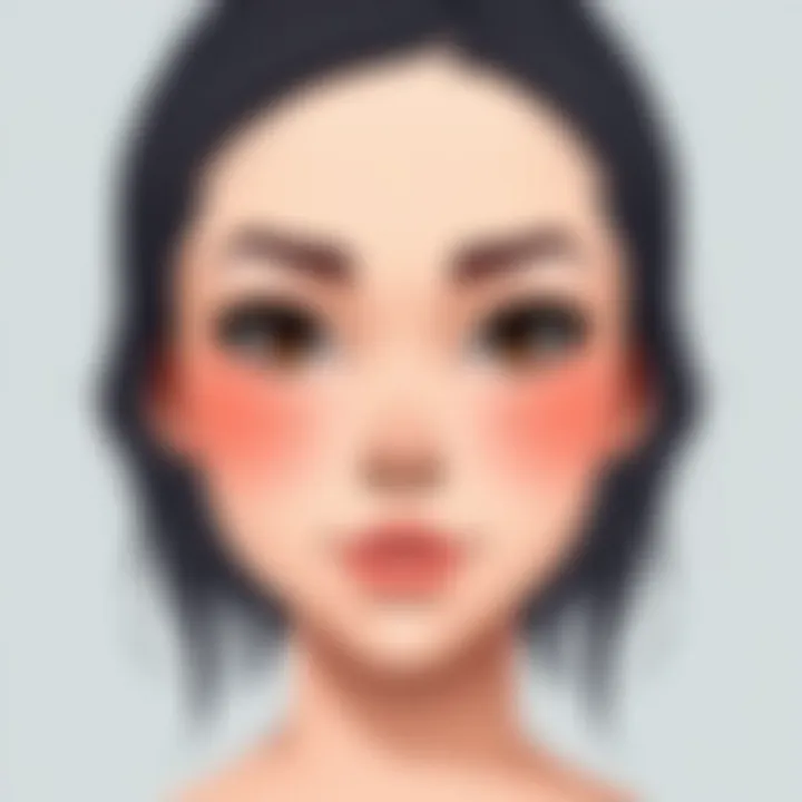 A captivating digital avatar created using AI technology, showcasing diverse facial features and styles.