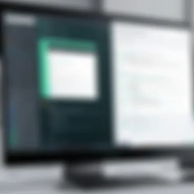 User interface of a grammar checking software