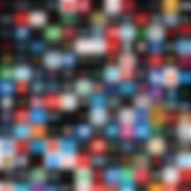 Logos of Various Streaming Services Diverse streaming platform logos