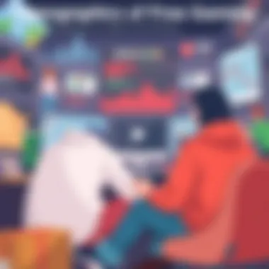 Demographics engaging with free gaming platforms