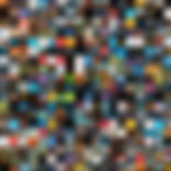 A collage of various game titles available on the Oculus platform, demonstrating diverse genres.