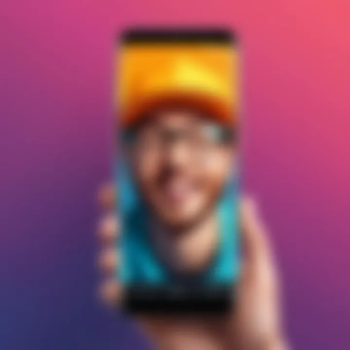 User creating GIFs on Android