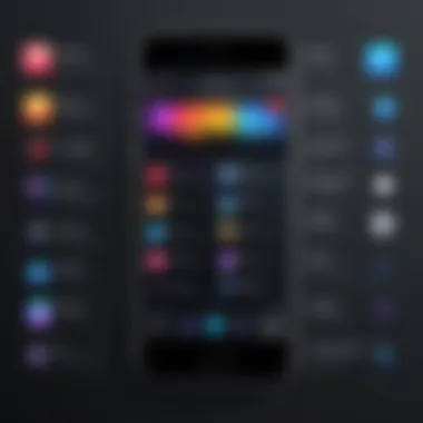 Comparison of features across various music apps