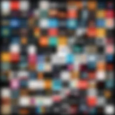 A collage of different music genres available for free