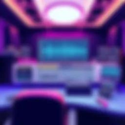 Virtual music studio interface