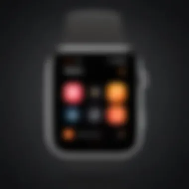 User Experience with Apple Watch Music App User interacting with Apple Watch music app