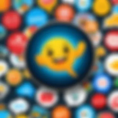 Boosting Engagement with Creative Stickers Engaging conversation enhanced by stickers