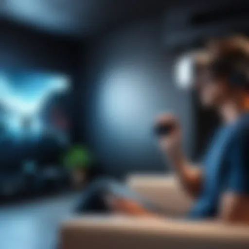 Immersive VR experience showcasing a movie scene
